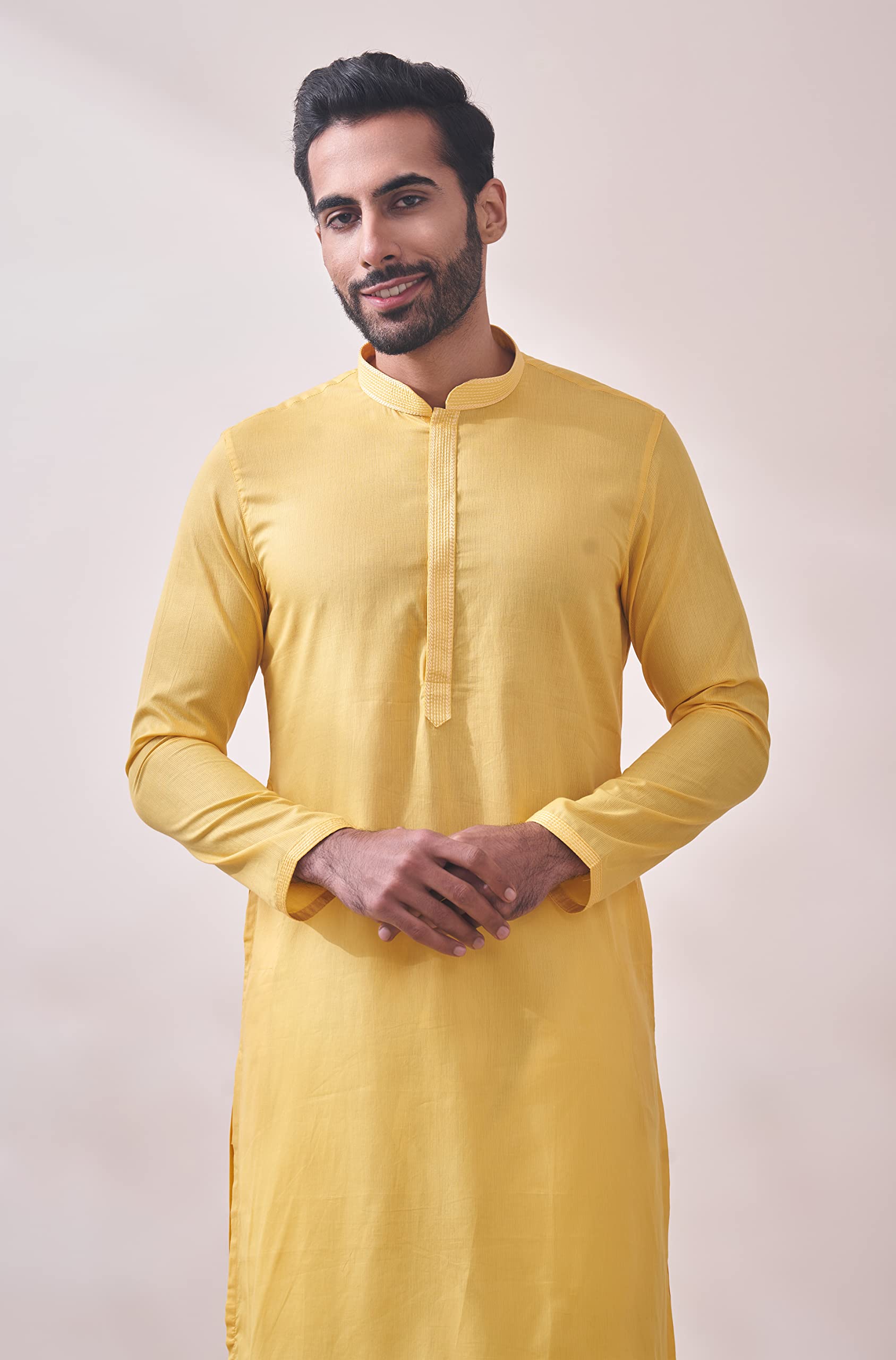 Manyavar Tradycyjny zestaw kurta dla mężczyzn, 2-częściowy