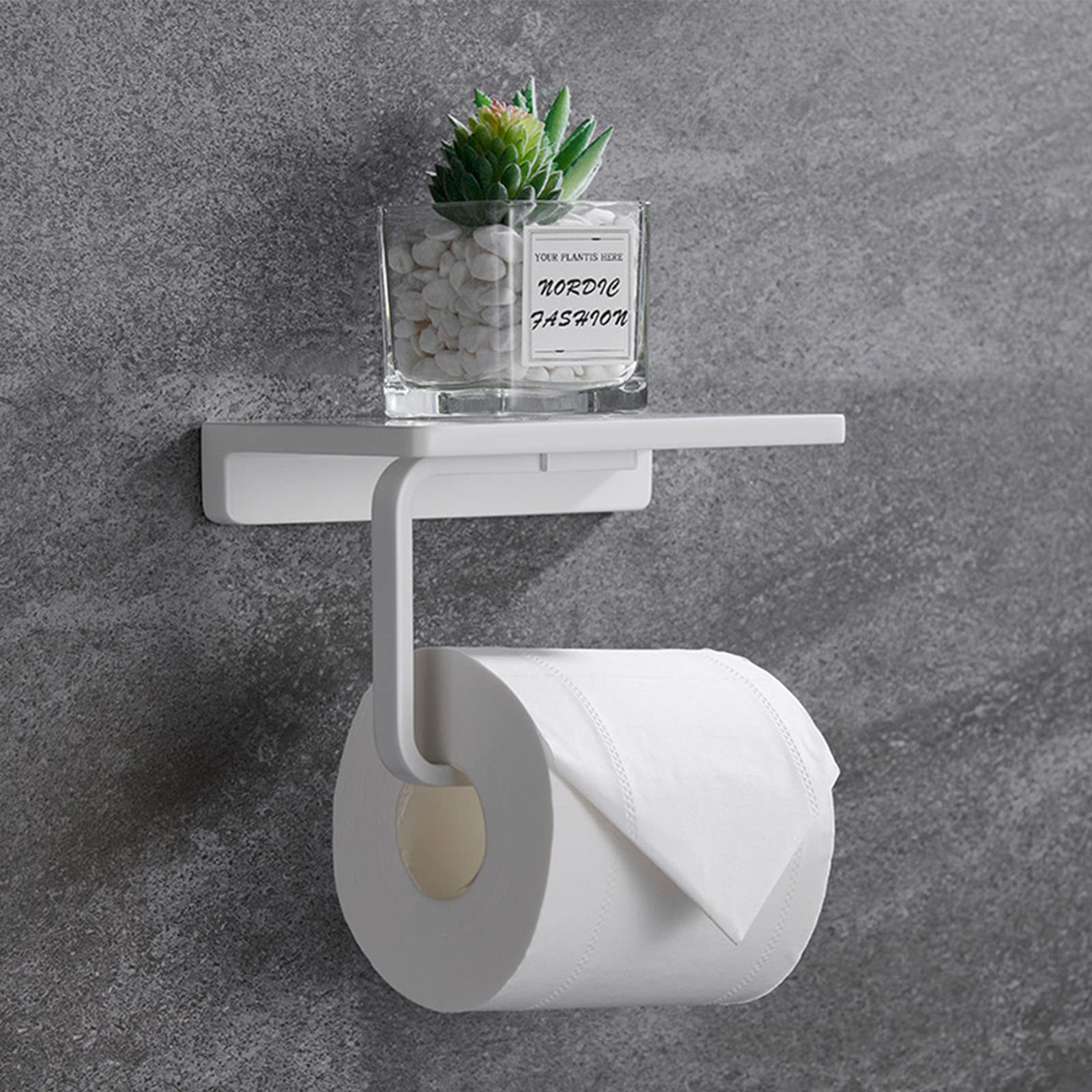 Porte-papier Toilette En Forme De Cerf - Design 3D Noir, Base 10,1x9,5 Cm, Pour Salle De Bain, Chambre, Bureau Ou Camping-car