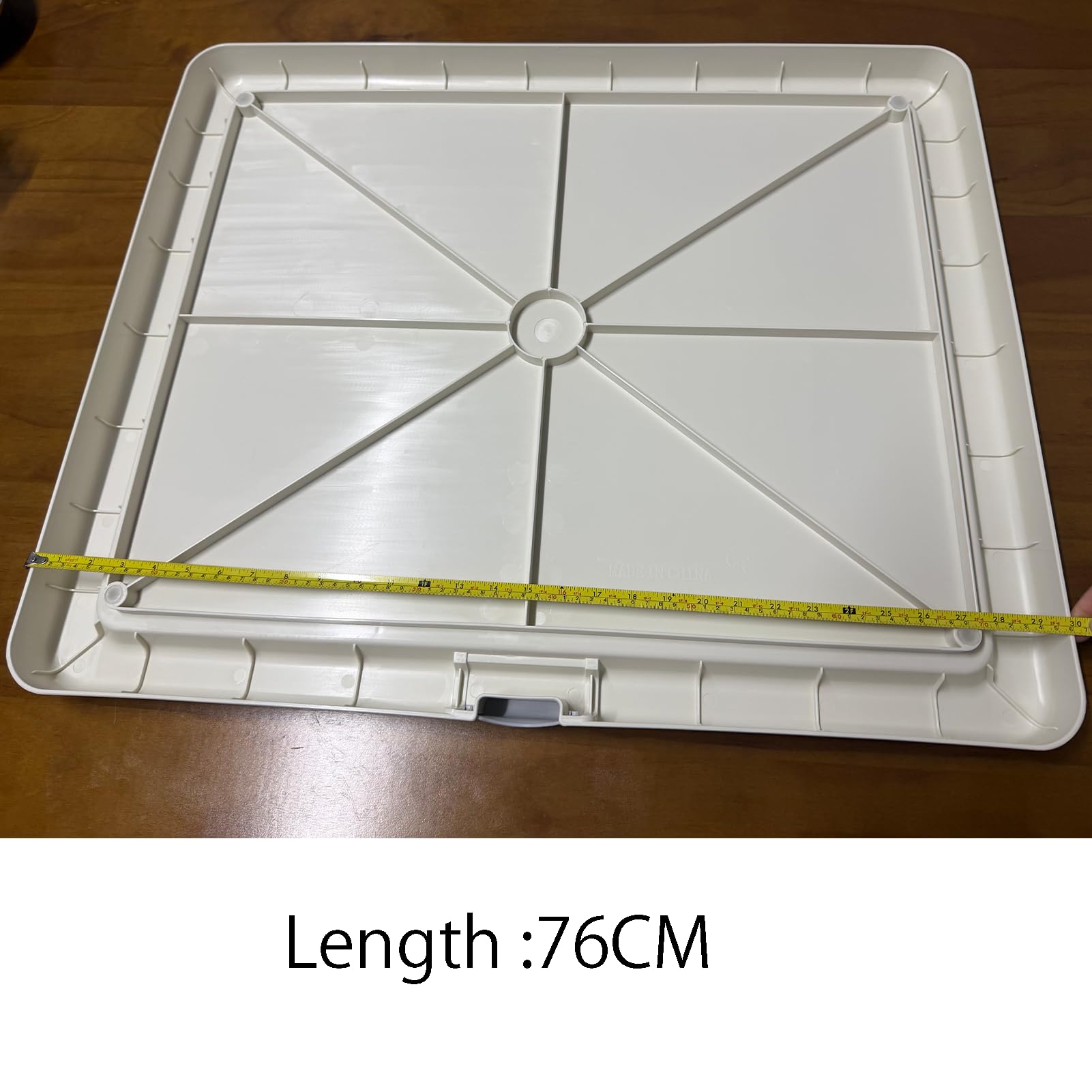 SMARTPAWS Große 76 x 62 cm Haustier-Trainingstablett, Grau für Hunde