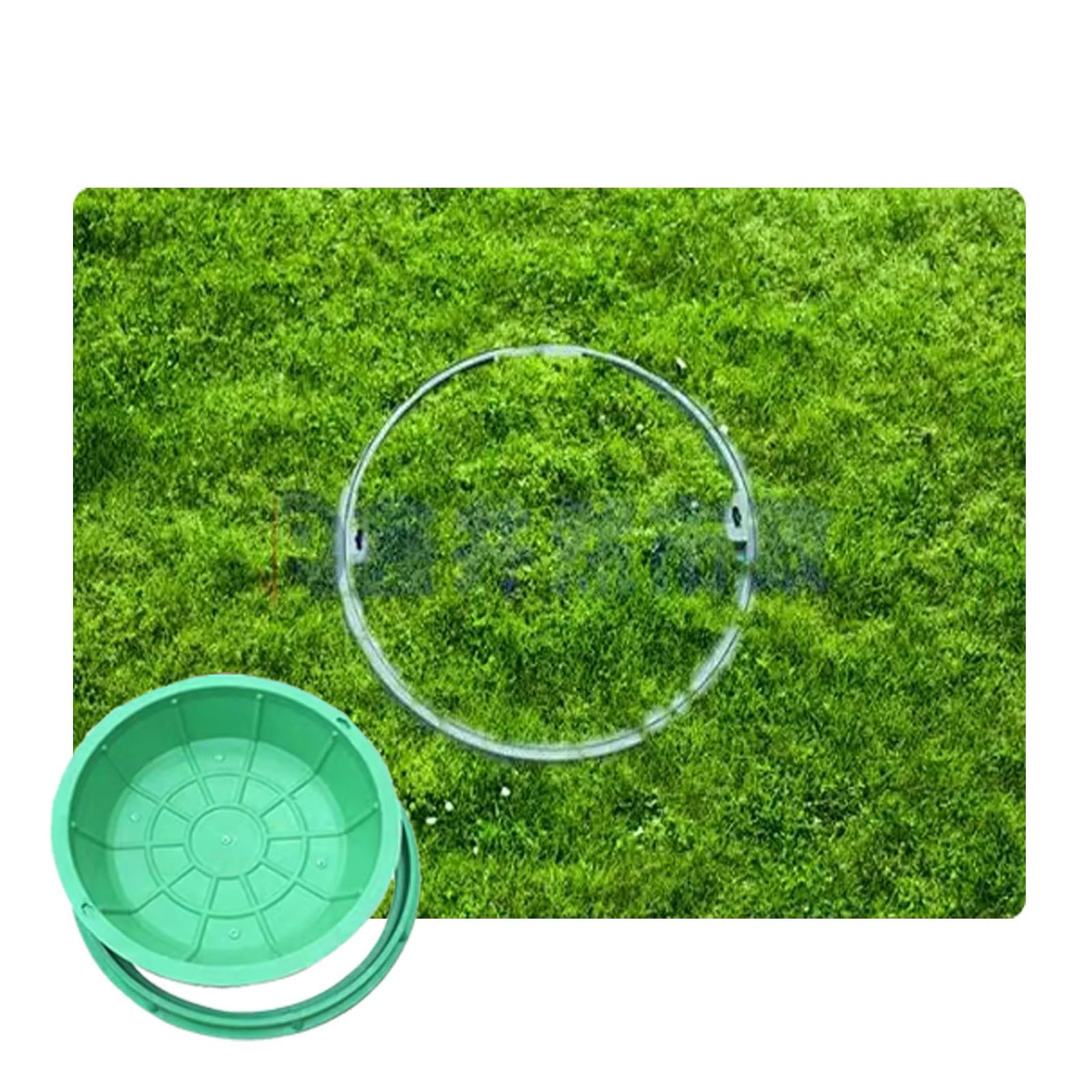 Couvercle de regard composite pour une pelouse impeccable