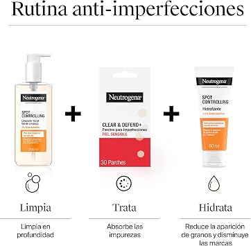 Neutrogena Spot Controlling Facial Cleanser 2% Salicylic Acid (200 ml)