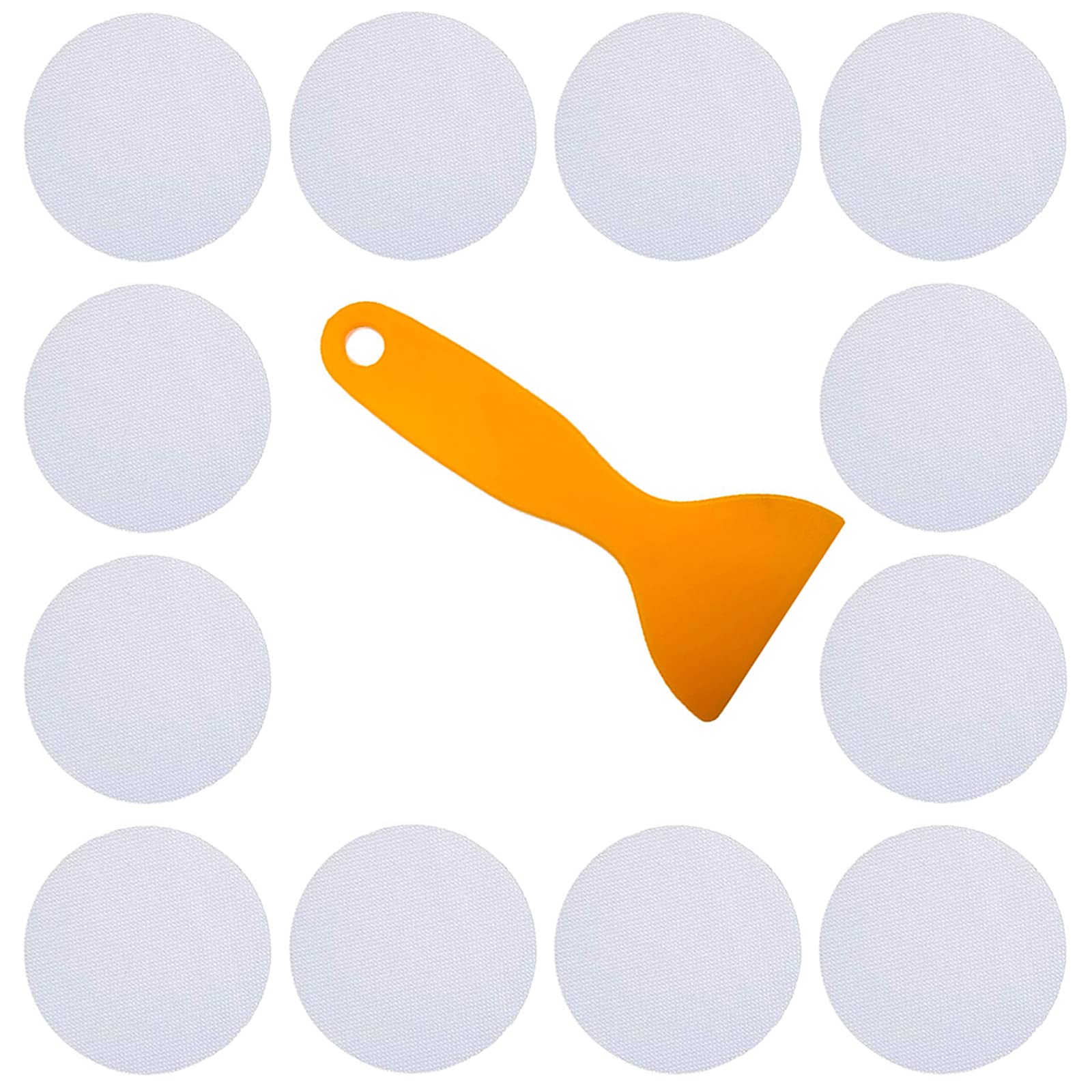 Non Slip Bathtub Stickers with Plastic Scraper, Clear Waterproof Anti Slip Adhesive Bath Tub Strips Treads for Bathroom/Shower Stall/Stairs