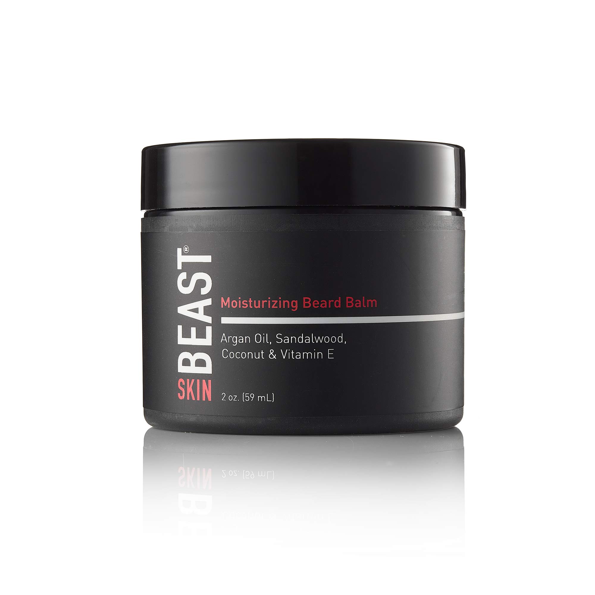 Tame the Beast - Beard Balm For Men - Moisturizing Leave-In Conditioner - Argan Oil, Sandalwood Oil, Vitamin E, Cocoa & Natural Oils Of Jojoba, Eucalyptus, Coconut, Lavender, Cypress