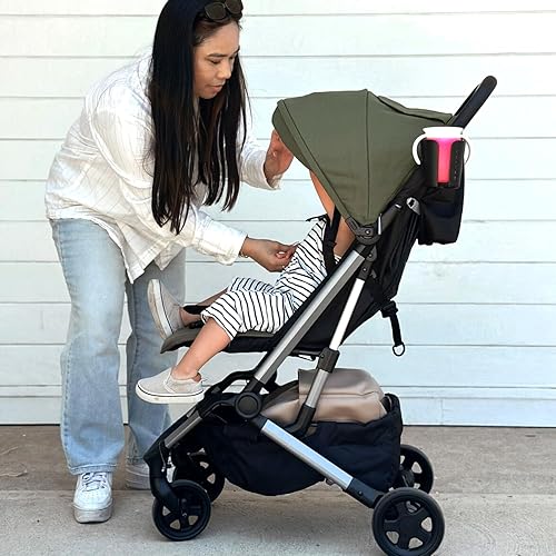 Miniatura 7 de Cochecito compacto  Cochecito ligero plegable con una mano, cochecito de viaje, cochecito para niños pequeños, cochecito de avión, cochecito