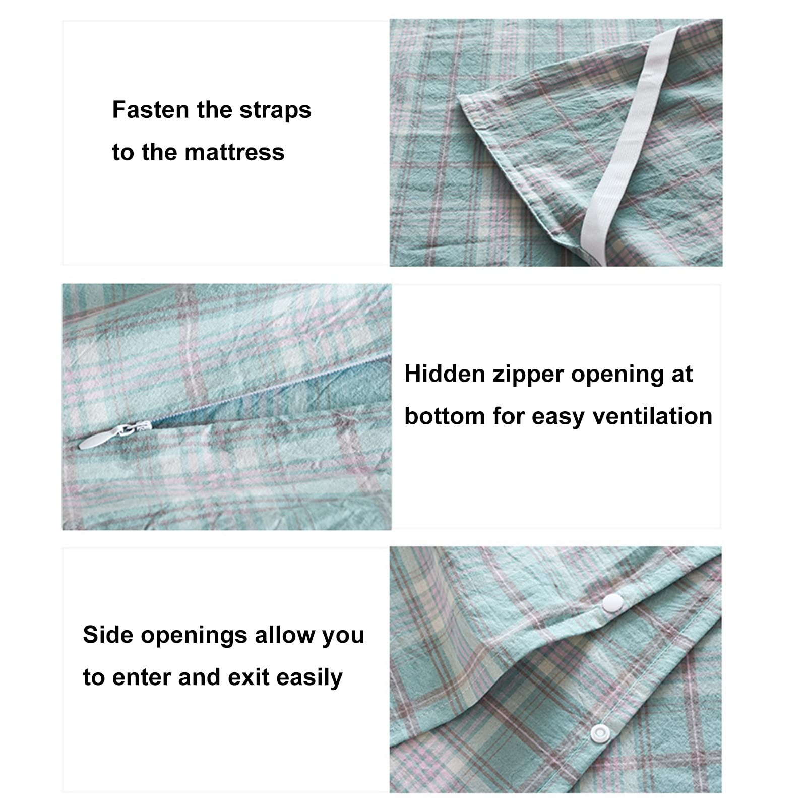 Sleeping Bag Liners Wygodna Bawełniana Wkładka Do Śpiwora, Lekka, Przenośna, Kompaktowa Podróżna Prześcieradło Kempingowe Z Zamkiem Błyskawicznym, Można Prać W Pralce