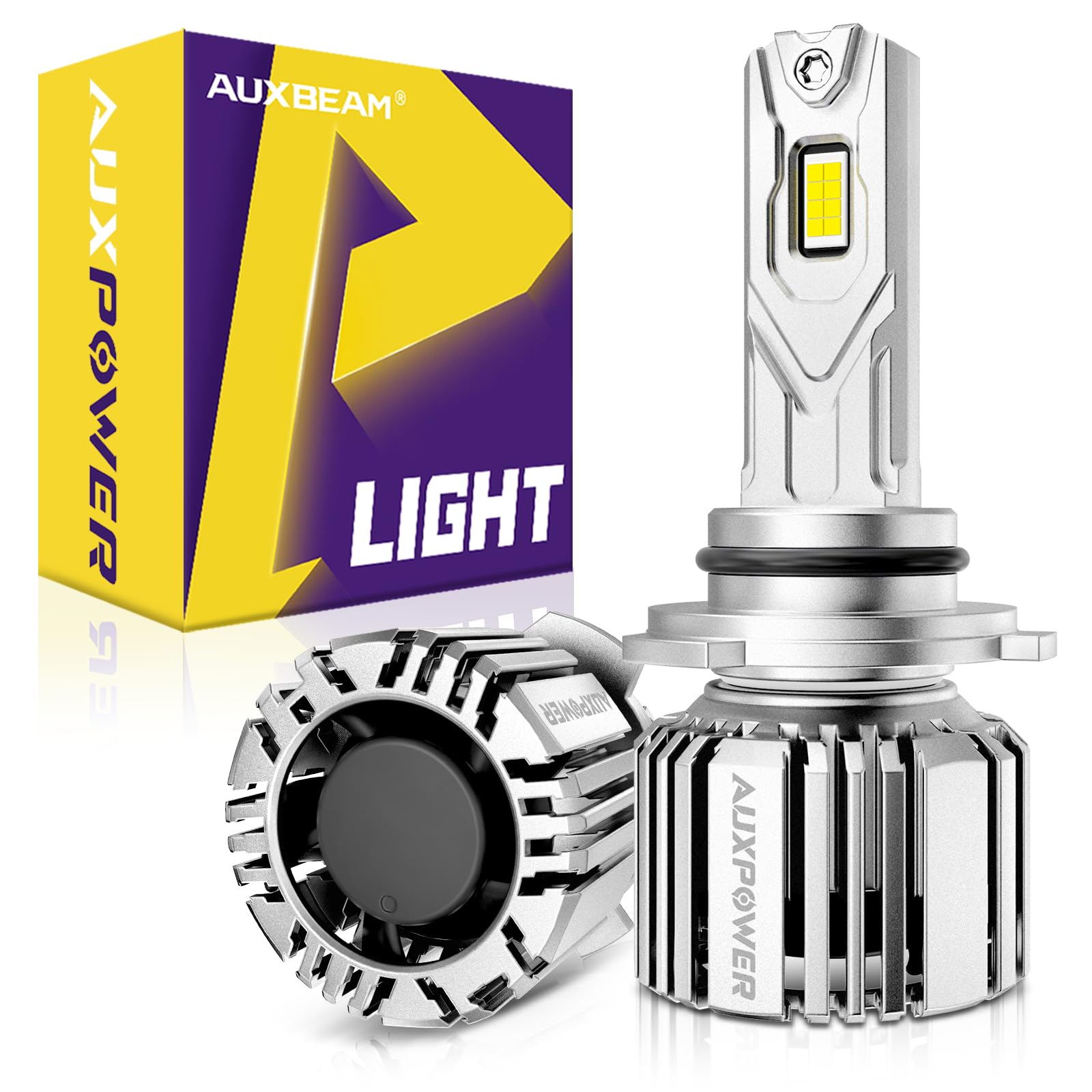 Auxbeam 9006 HB4 Fog Lights, X4 Series 9006 Powersports Lights 20000LM
