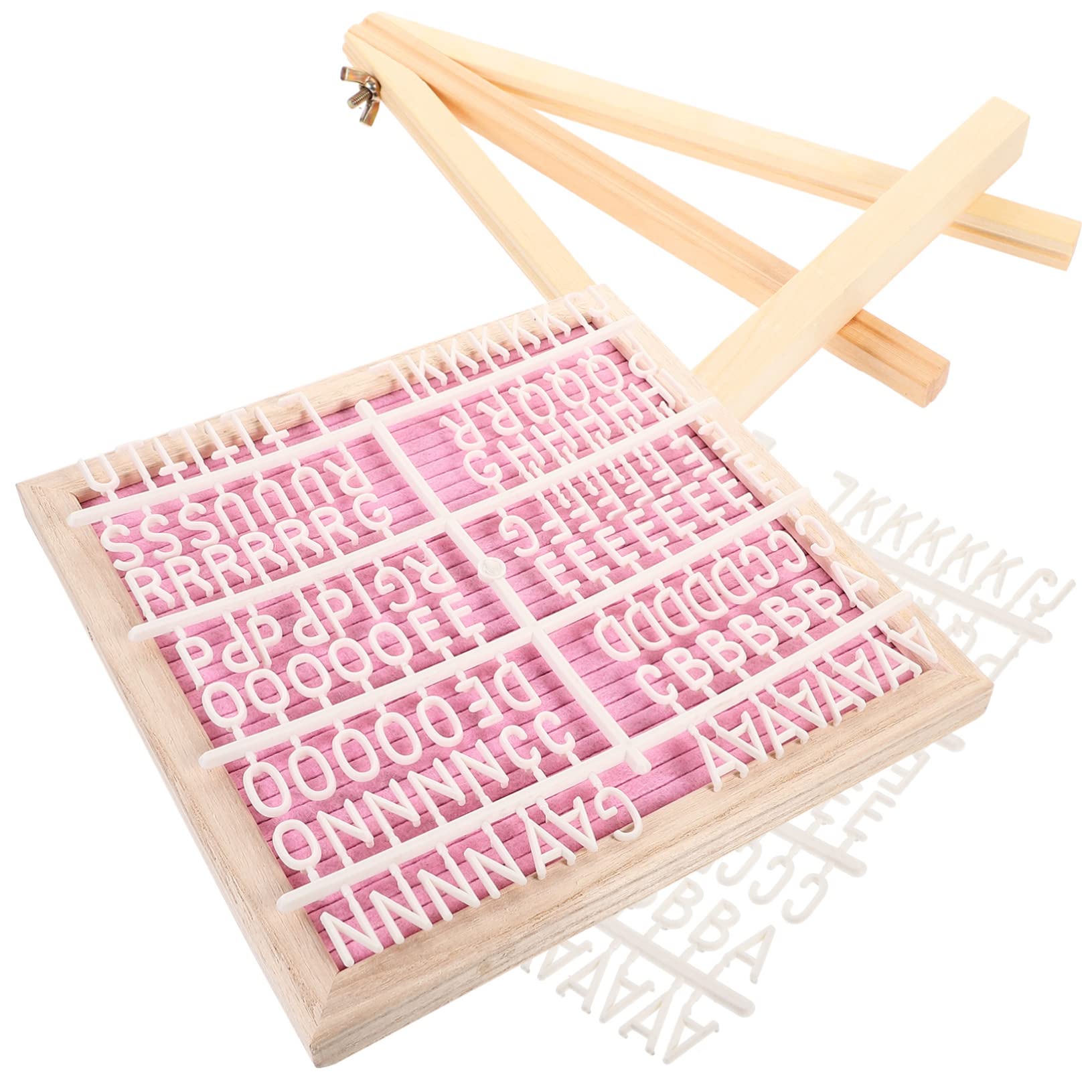 GALPADA Felt Letter Board 25x25cm Diy Message Board for Baby Shower Wedding Decorative Felt Board