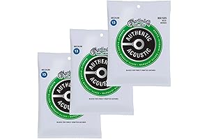 Martin MA150S Authentic Acoustic Marquis Silked 80/20 Bronze Medium 13-56 (3-Pack Bundle)