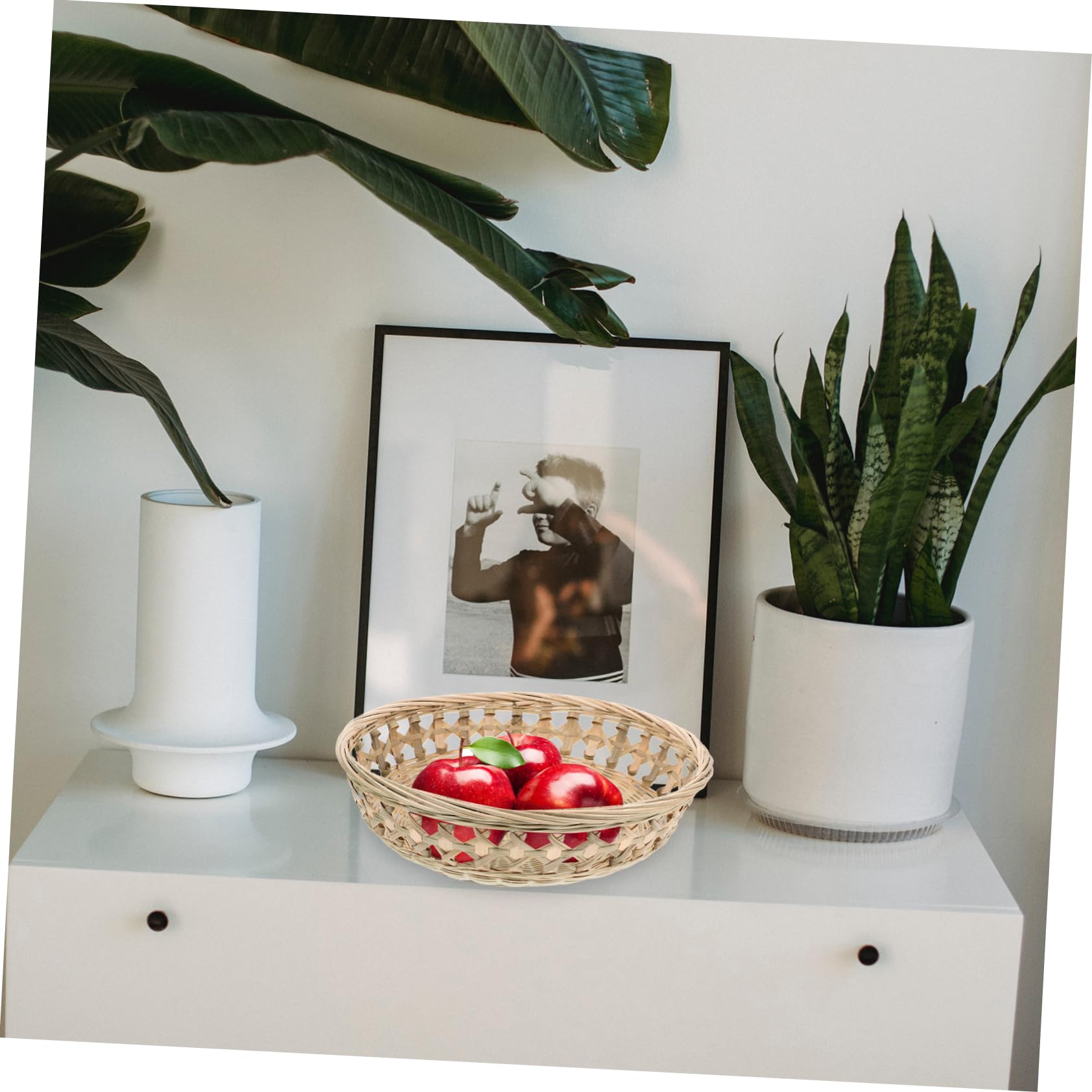 竹製 中型収納バスケット 編み込みデザイン Amazon｜Outanaya 竹製編み込み収納バスケット 食品用かご 家用野菜