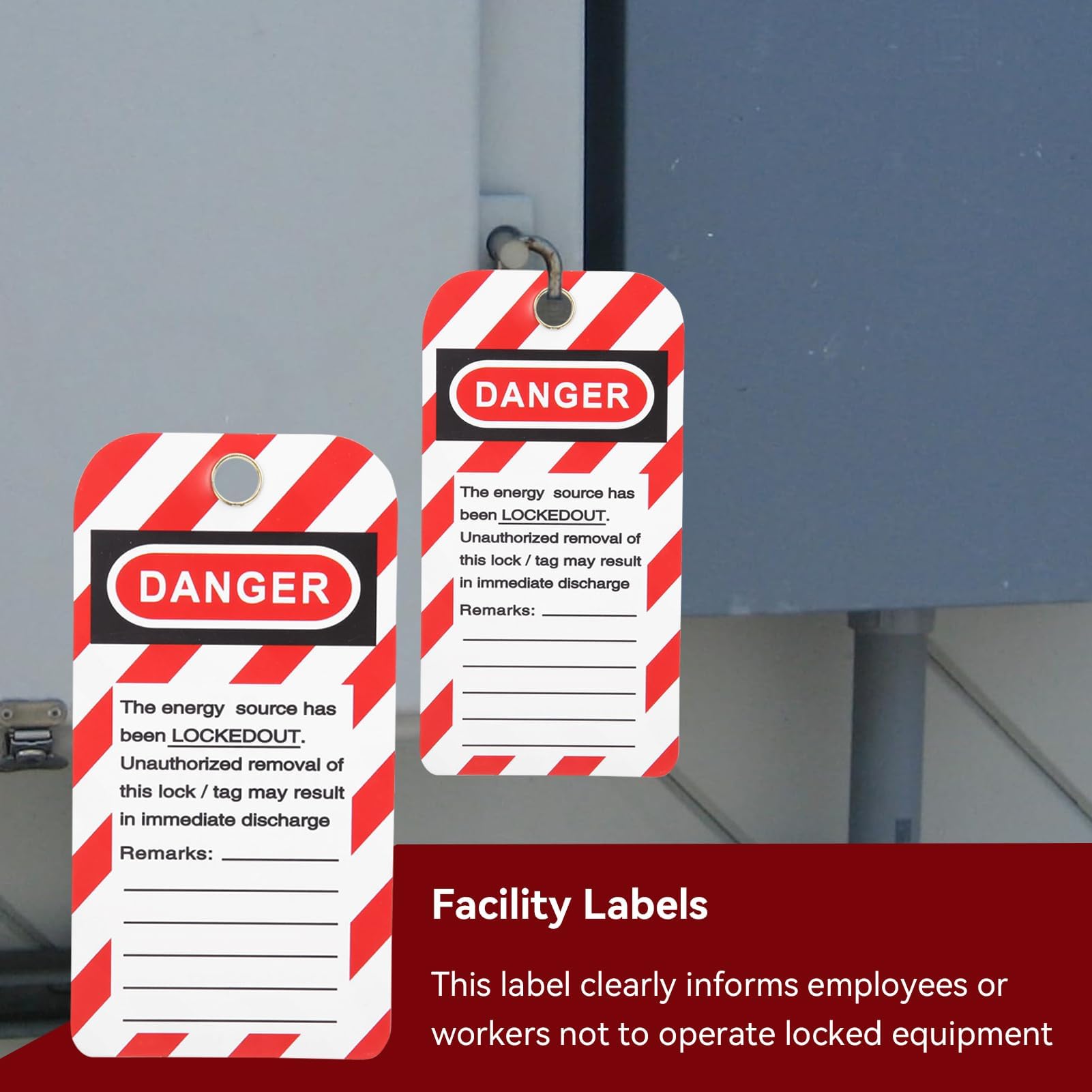10PCS Lockout Tagout Tags - Image 4