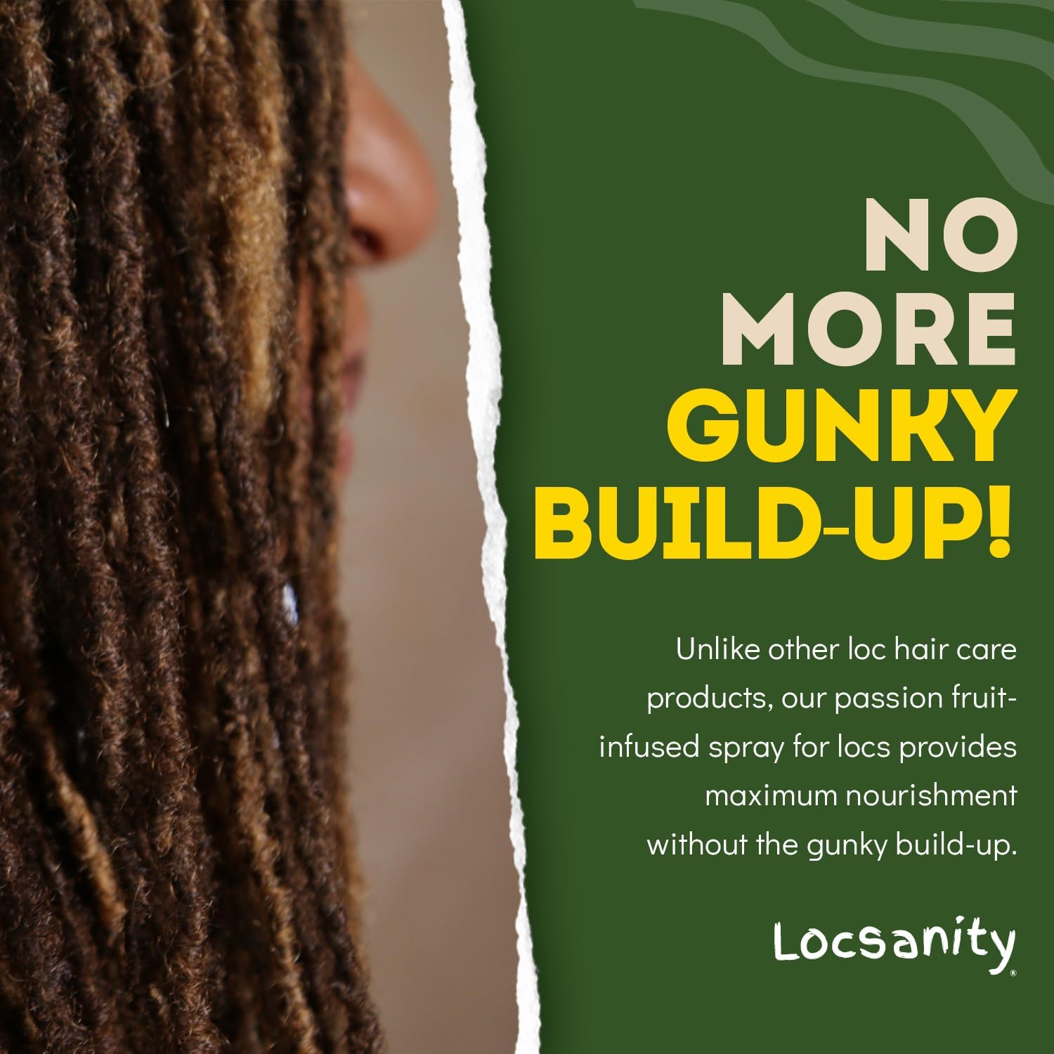 Locsanity Spray hidratante diario para rastas, hidratante para el cuero cabelludo de maracuyá, spray para rastas, spray refrescante para rastas, rastas, Sisterlock, Microlock, encrespamiento
