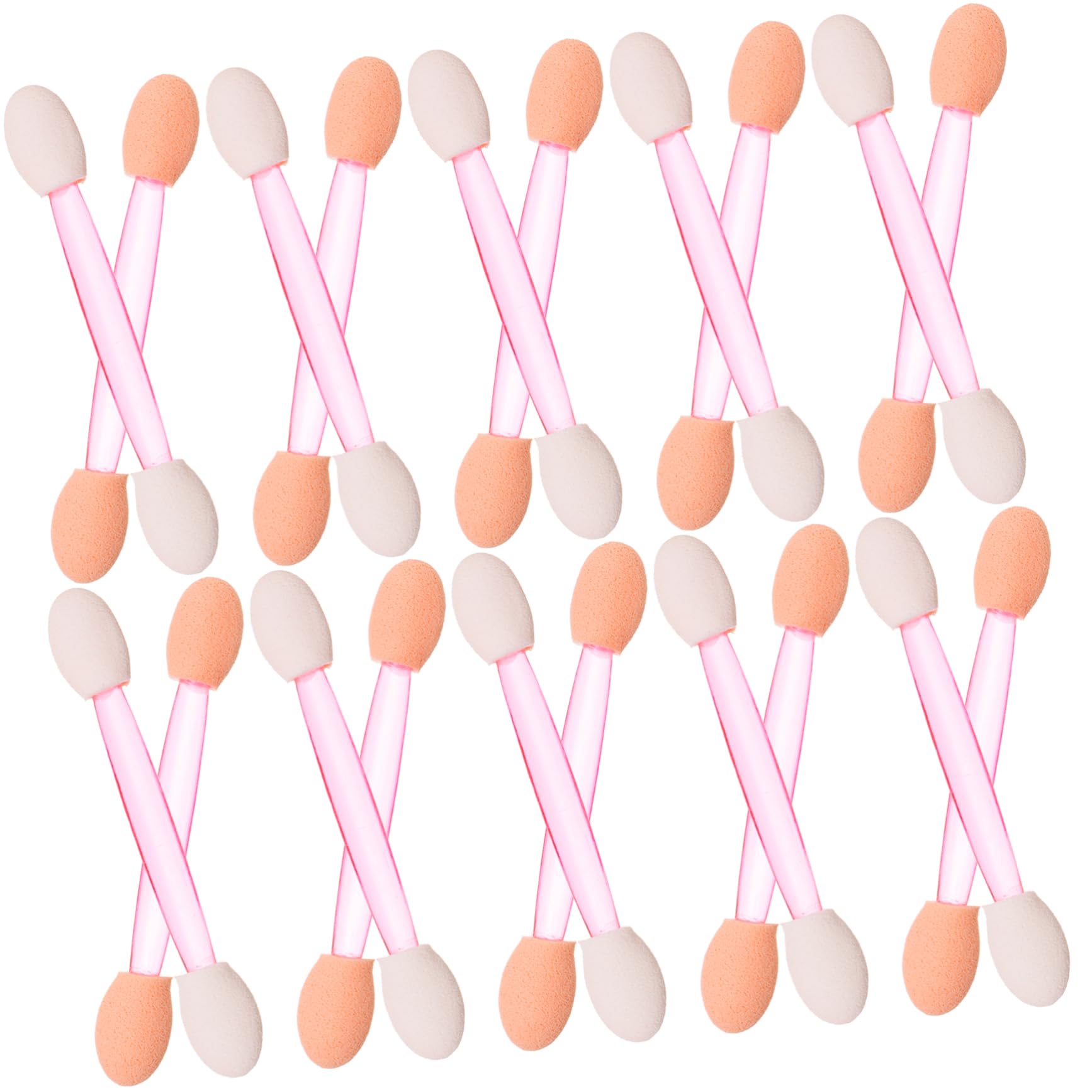 Baluue Non-slip Double-ended Eyeshadow Stick Portable Eye Makeup Brush for Parties Travel and Daily Use