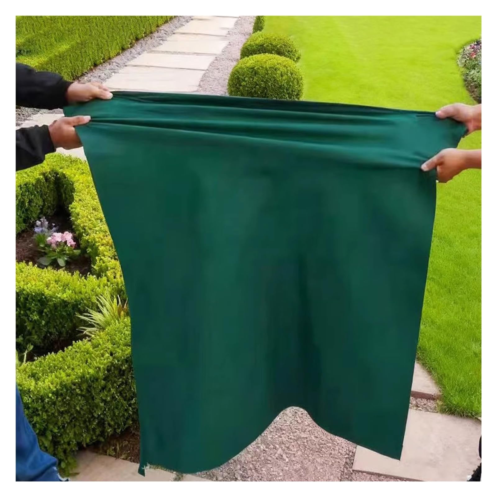 Protección de plantas de invierno, paños de heladas cortables, mantas para plantas elevadas, tela gruesa no tejida, cubierta flotante para paisajismo