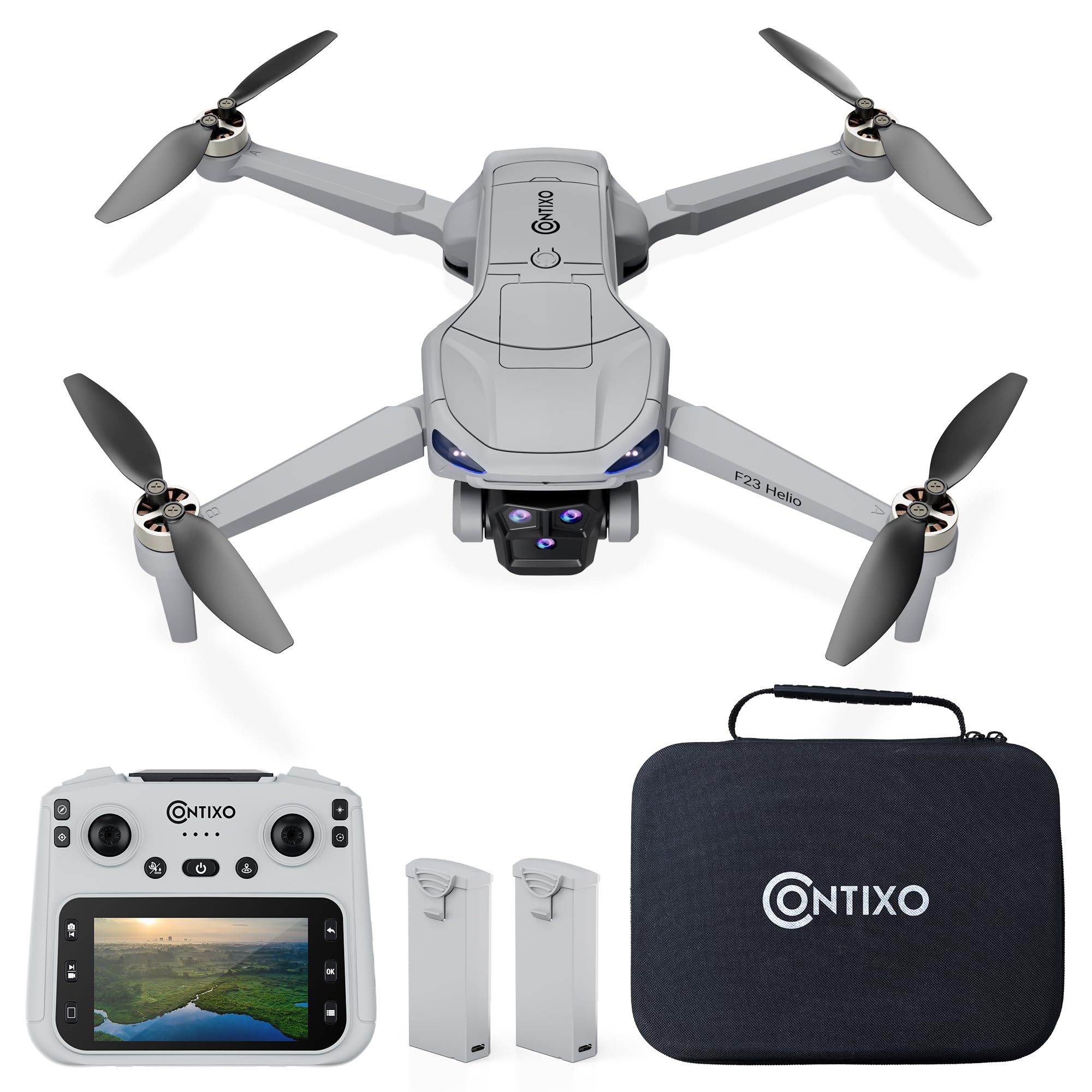 Contixo F35 GPS drone com câmera de 4K UHD 2-eixo auto estabilizando Gimbal 5G WiFi FPV