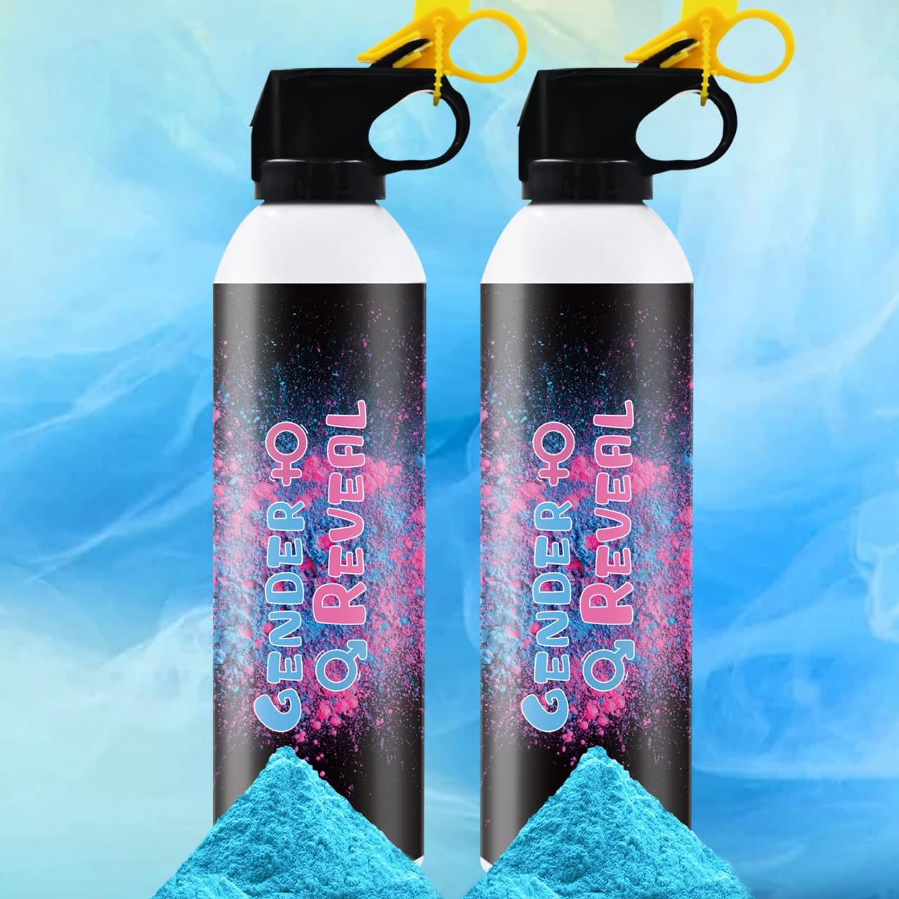 性別発表　ジェンダーリビール　Gender Reveal Spray Amazon | ジェンダーリビールスモークボム 2個パック ピンクまたは