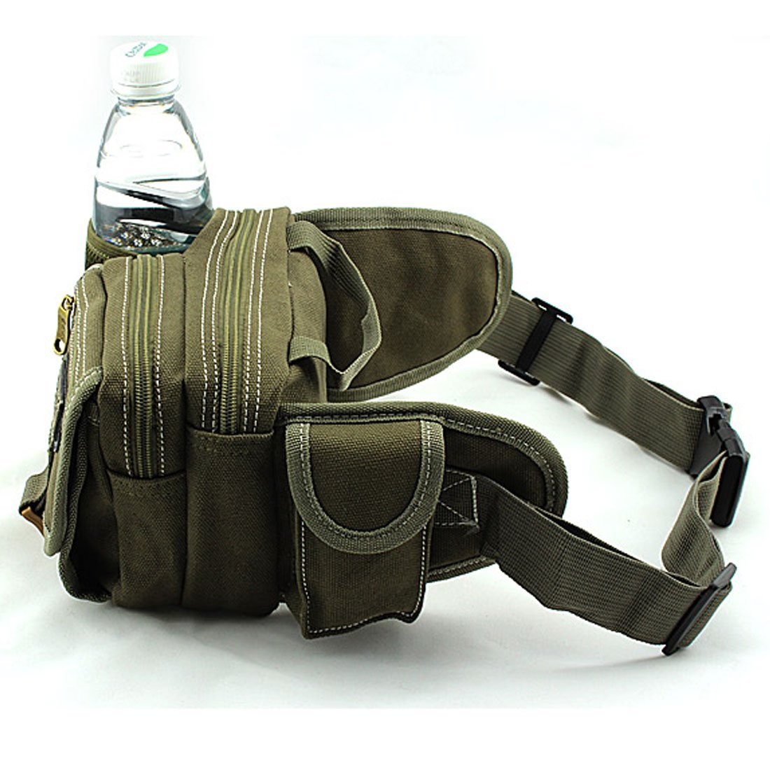 LerBen Outdoor Hiking Travel Waist Pack Bum with Water Bottle Holder Belt
