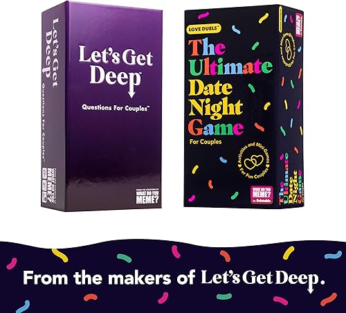 Miniatura 5 de WHAT DO YOU MEME El mejor juego de citas nocturnas juego de cartas de relación de The Creators of Let's Get Deep, gran regalo para el día de San
