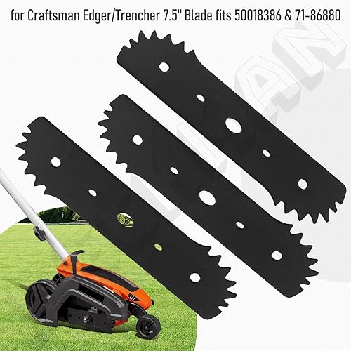 Miniatura 10 de WA0034 - Cuchilla de repuesto eléctrica de 7-12 pulgadas para bordeadoras de césped eléctricas Worx WG895 y WG896 - zanjadora, para Craftsman