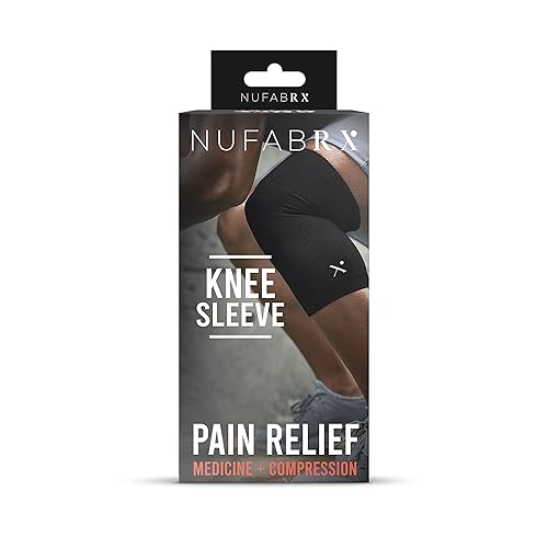 Miniatura 8 de NUFABRX - Rodillera de compresión para aliviar el dolor de rodilla para hombres y mujeres, alivio durante todo el día contra la artritis, tendinitis