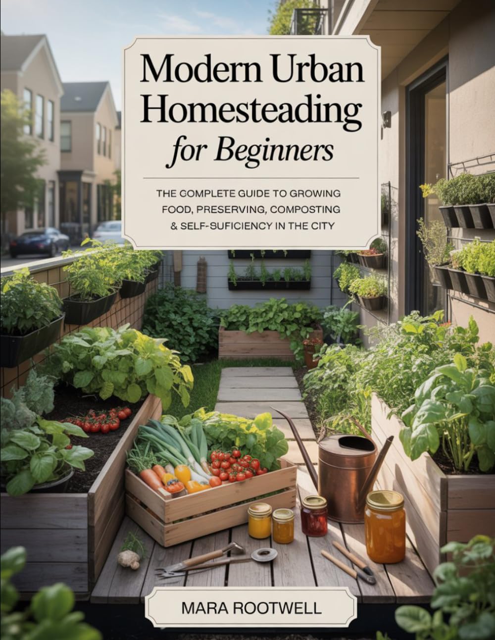 MODERN URBAN HOMESTEADING FOR BEGINNERS: The Complete Guide to Growing Food, Preserving, Composting & Self-Sufficiency in the City