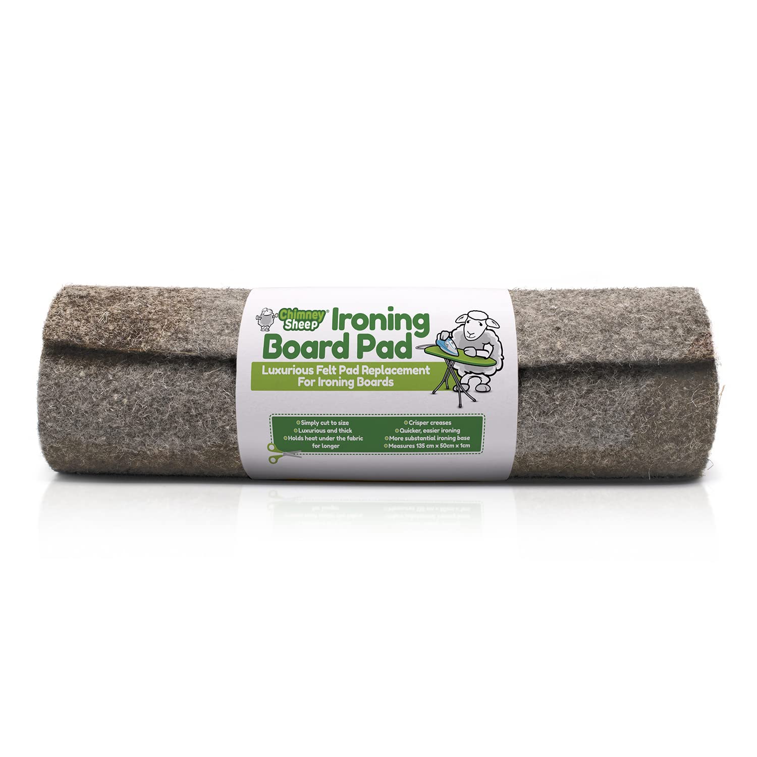 Chimney Sheep Herdwick Wool Felt Ironing Board Mat
