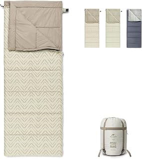 Naturehike Sammy Sleeping Bag with Marine Floating Material, HALLTHY™ Lining Lightweight Sleeping Bags for Adults&Kids, Spliceable Double Cotton Sleeping Bag for Camping, Hiking, Backpacking