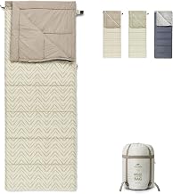 Naturehike Sammy Sleeping Bag with Marine Floating Material, HALLTHY™ Lining Lightweight Sleeping Bags for Adults&Kids, Spliceable Double Cotton Sleeping Bag for Camping, Hiking, Backpacking