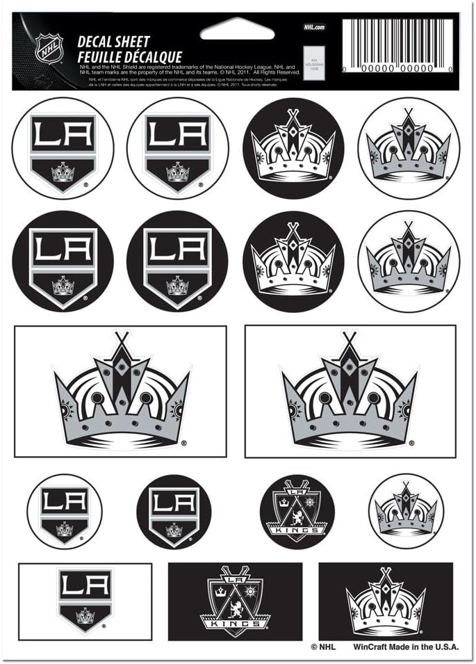 WinCraft NHL Vinyl Sticker Sheet : Sports & Outdoors