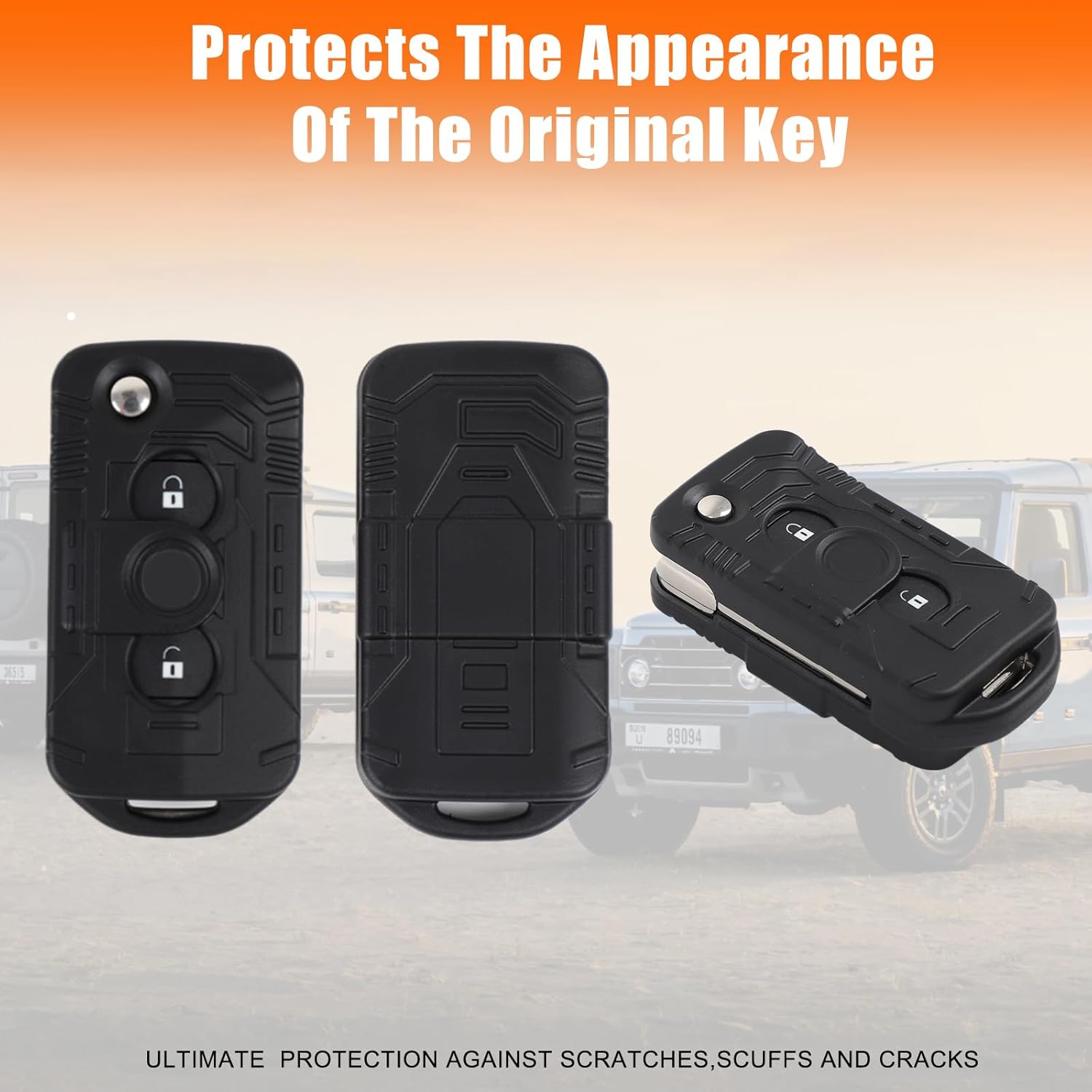 Key Fob Cover Compatible with INEOS Grenadier 2022-2025 ABS Key Fob Case Cover Remote Shell for Car Protection Car Smart Remote Case Trim Accessories (Matte Black)