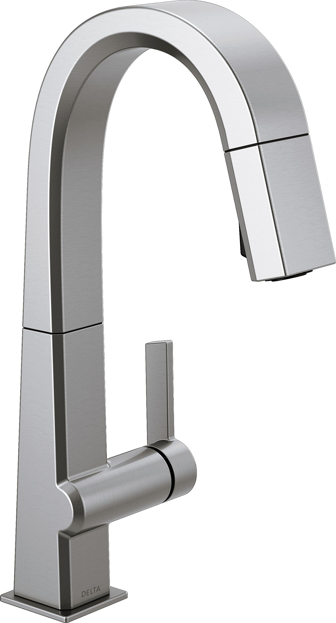 Delta Faucet Pivotal Bar Faucet Brushed Nickel, Bar Sink Faucet