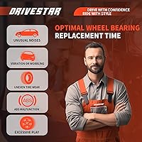 Vista 6 de DRIVESTAR 513214 Buje de rueda delantera y conjunto de rodamientos para Chevrolet Malibu 2004-2012, 2005-2010 para Pontiac G6, 2007-09 para Saturn