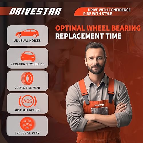 Miniatura 6 de DRIVESTAR 515169 4WD Buje de rueda delantera izquierdaderecha y conjunto de rodamientos para Ford F150 2015-2017 4WD solamente (excluye Raptor)