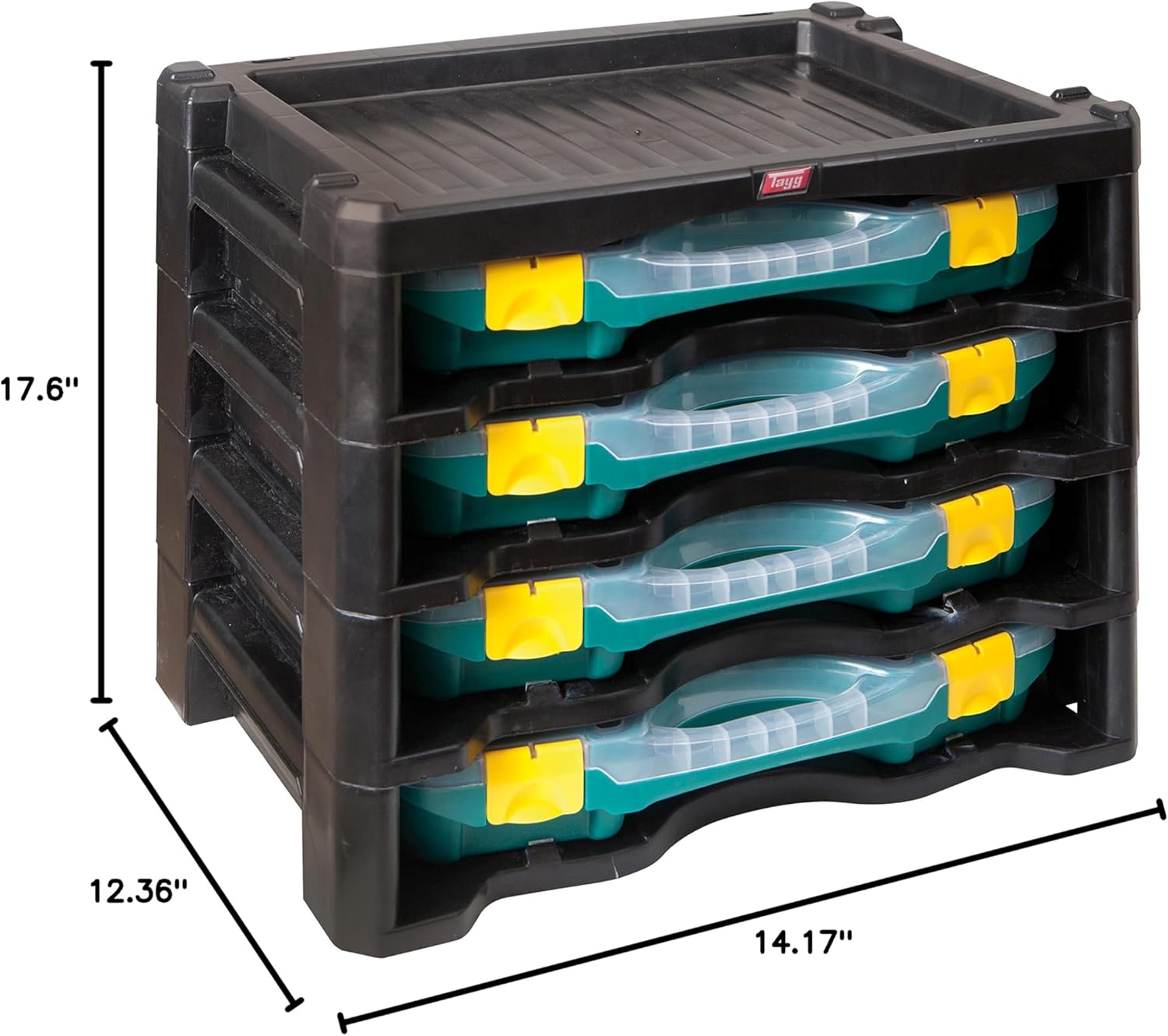 Organizer including 4assorted boxes for Small Parts, Sorting Box-Assortment Box (Large)