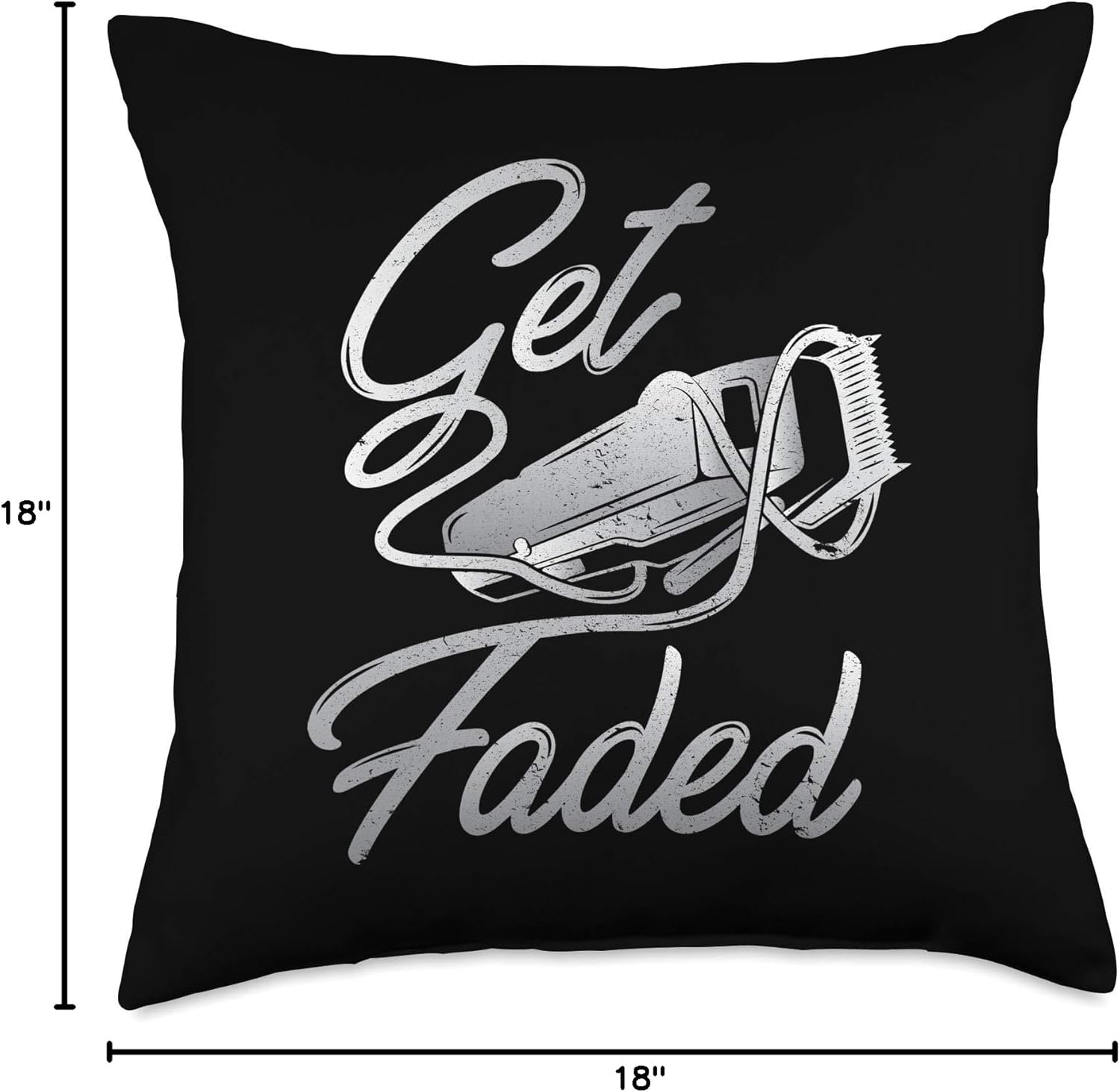 Barber I Barbershop I Hairdresser Throw Pillow