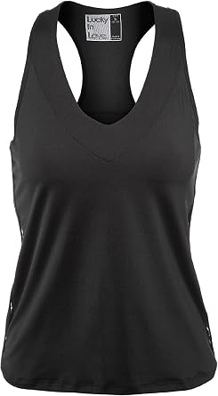 Lucky In Love V-Neck Tank with Built in Bra