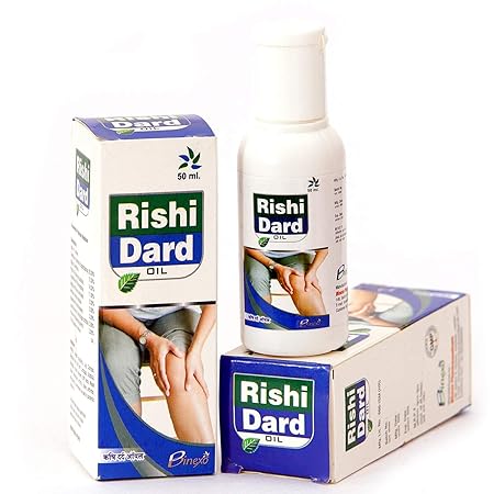 NID AYURVEDA RISHI DARD OIL - 50 ml, Pack of 4
