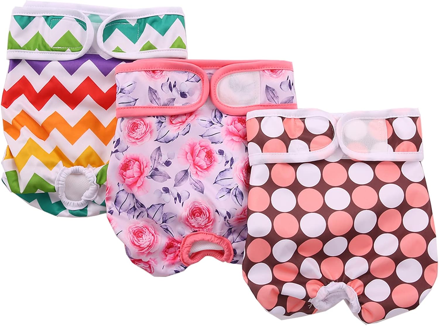 Hjyokuso Reusable Female Dog Nappies, Super Absorbent Washable Dog