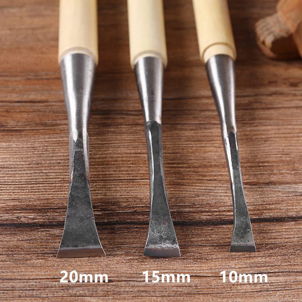 4 piezas Cuchillo de talla de madera Escultura Herramientas de carpintería Cuchillo de cincel de grabado de madera Pluma de grabado de carpintería Herramientas de carpintería, 4 piezas