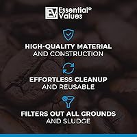 Vista 4 de Essential Values 8 Pack Cold Brew Coffee Filters - Replacement Coffee Filter Bags - Compatible with Toddy Cold Brew Maker