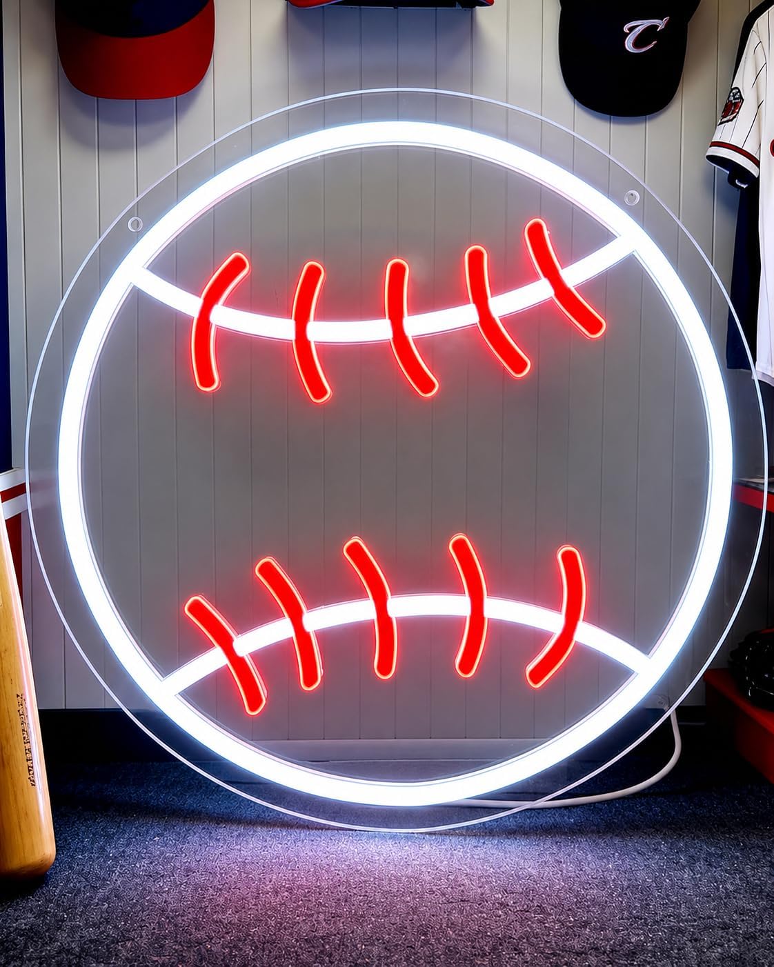 Soccer Neon Sign Birthday Decor Gifts for Boys 8-12 Bedroom Man Room Cave, Soccer Gift for Soccer Fans Kids Boys Dimmable Football LED Light for Wall Decor, USB Powered Sports Neon Lamp