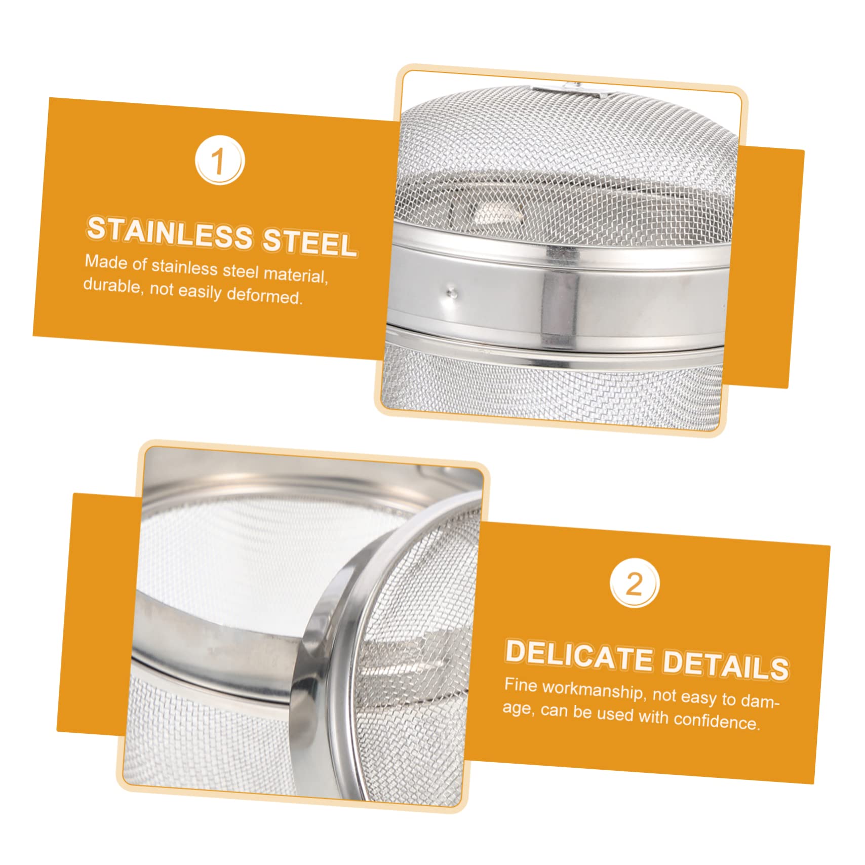Mikinona 6piezas Bolsas De Colador Inoxidable Para Infusión De y Especias De Accesorio Multifuncional De Cocina Para Filtrar Sopa y Limpiar Joyería
