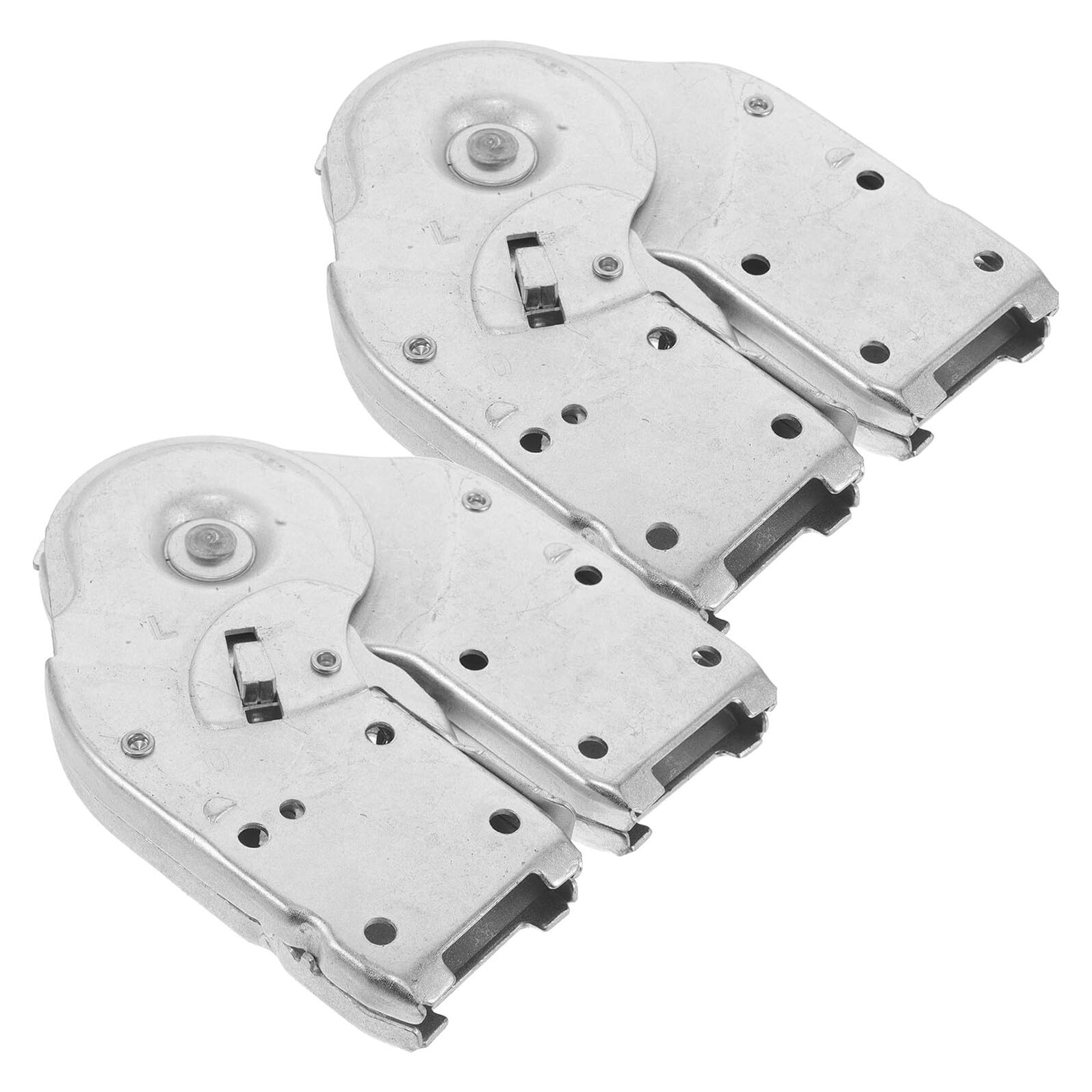 Bisagras Repue para Escalera Plegable Acero Inoxidable Accesorio Multiposición 60X23Mm Kit 2 Unidades para Reparación y Seguridad Escaleras cópicas Ático