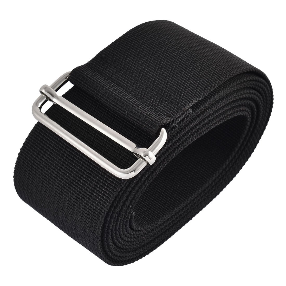 Uxcell Black Sourcingmap Nylon Household Travel Adjustable Suitcase Luggage Strap Belt Buckle 2.5M Length