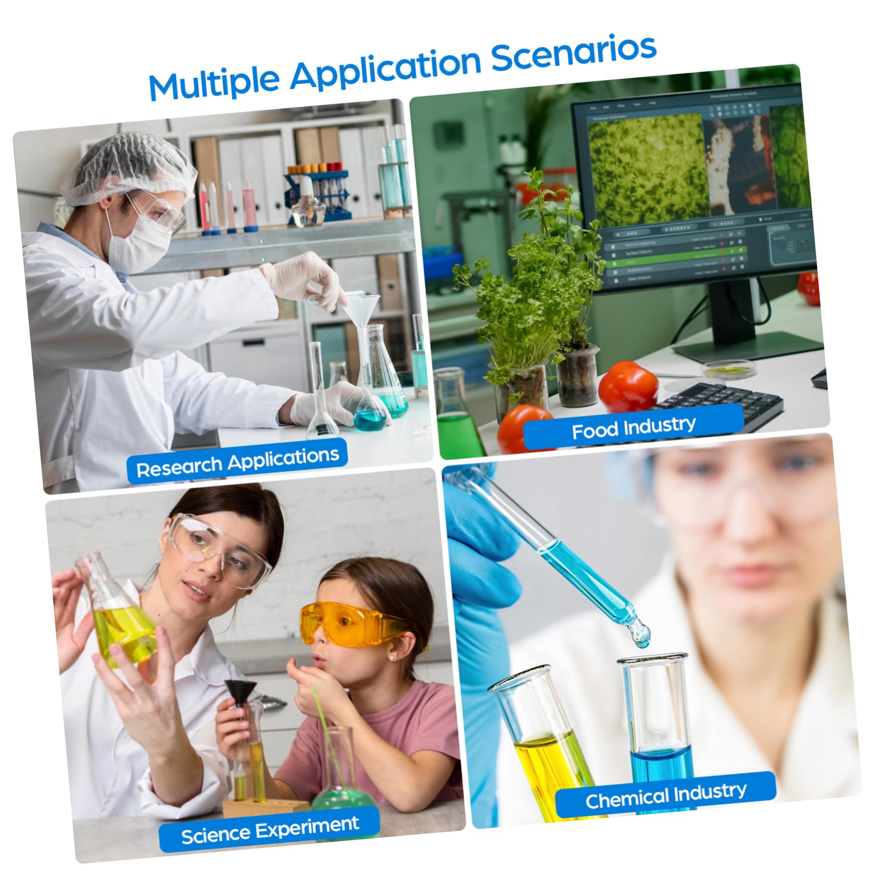 ULTECHNOVO 10pezzi Piastra Per Coltura Cellulare Trasparente Da Pozzetti Con Coperchio Stabile Strumento Per Esperimenti Di Laboratorio e Coltura Tissutale