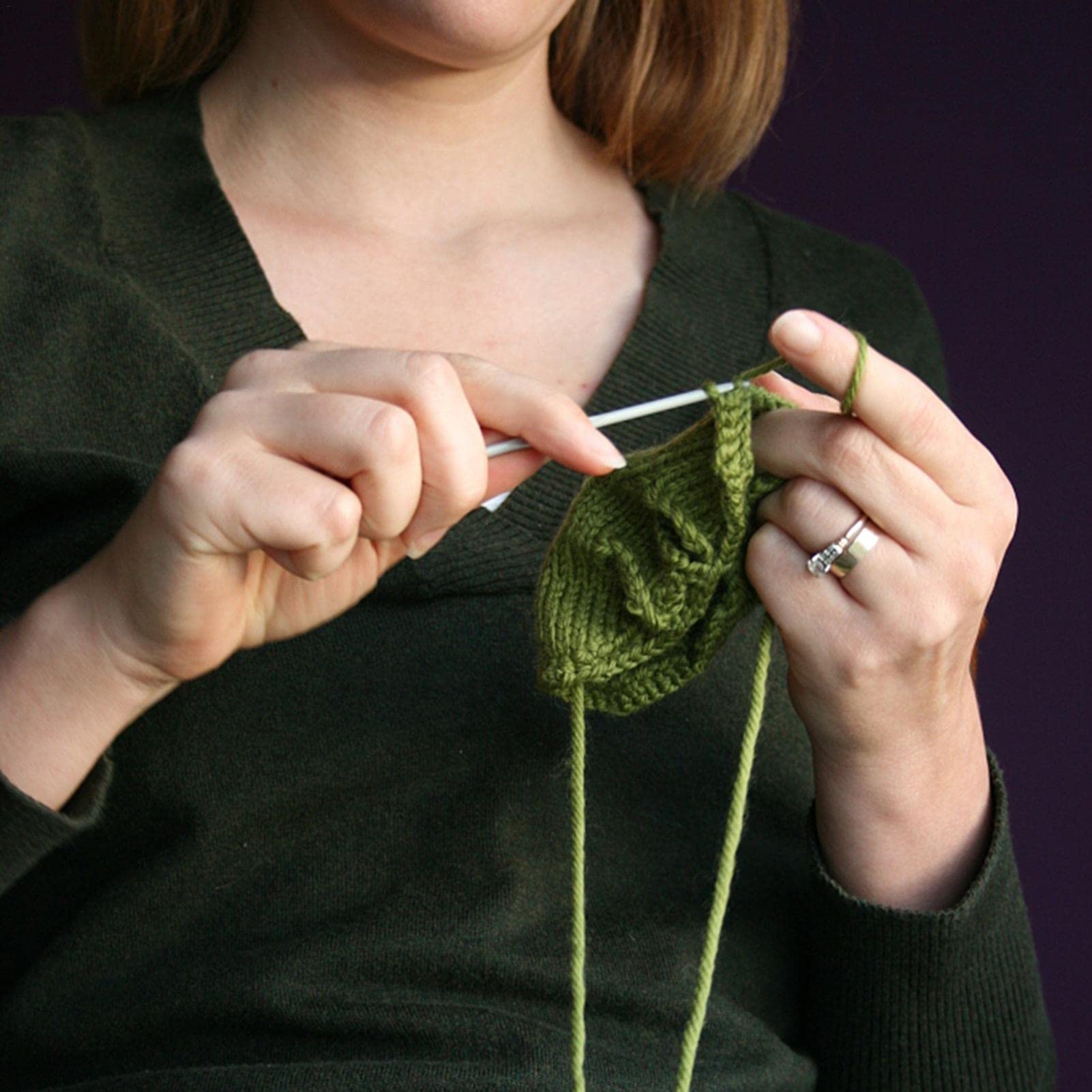 Agujas de tejer para principiantes Suministros para tejer, kit de agujas | Los suministros de tejido para suéter incluyen tijeras, marcadores de costura, ganchillo, reglas y agujas circulares.