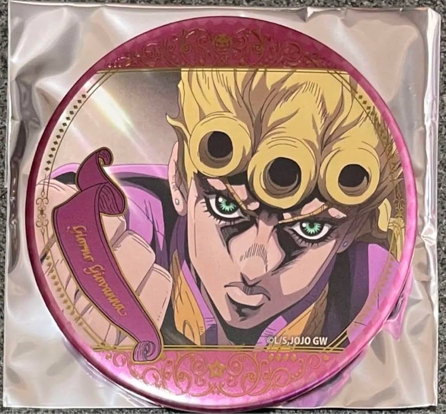 Amazon.co.jp: ジョジョの奇妙な冒険 アニメ10周年記念展 缶 ジョルノ