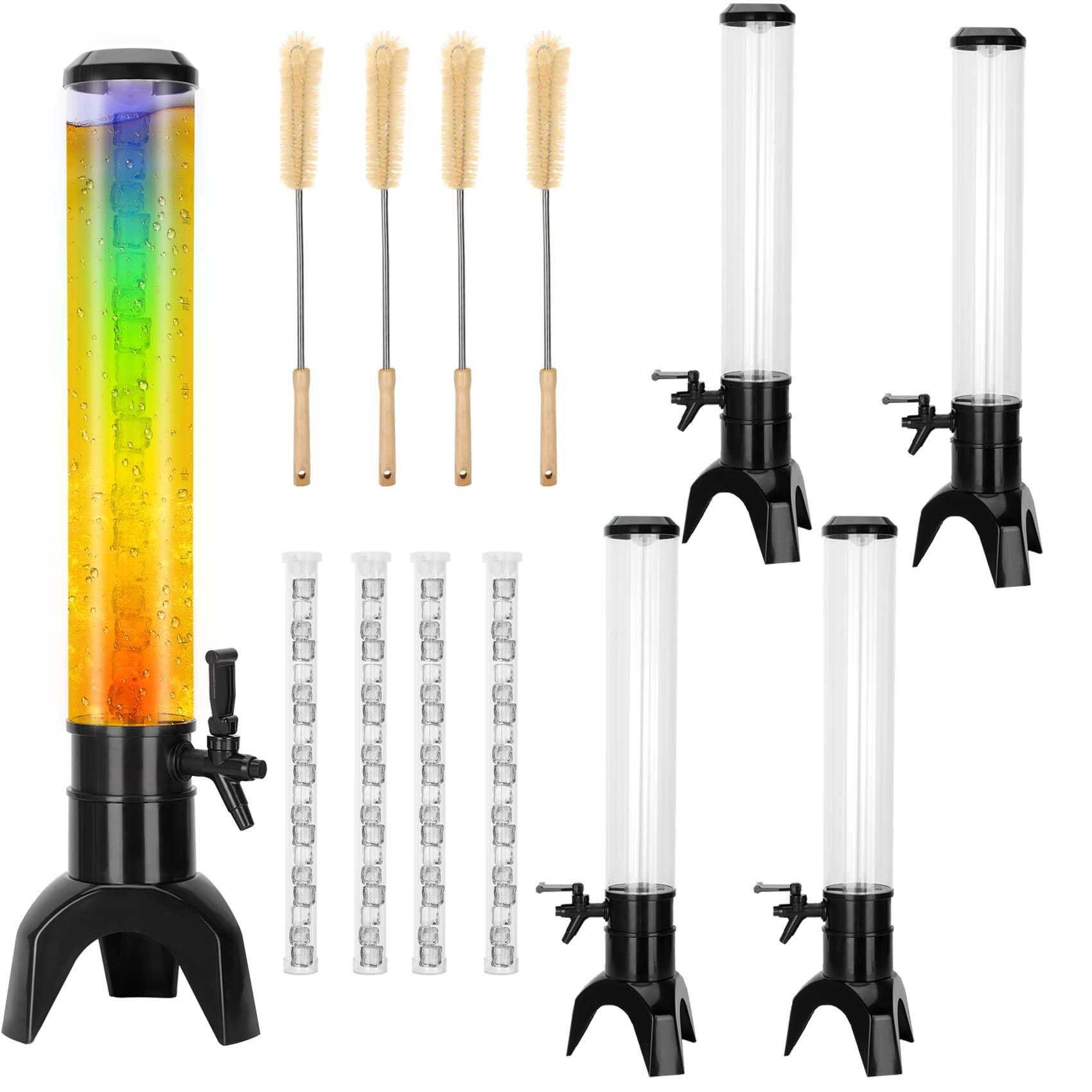 Amazon.com | 4PCS 3L Mimosa Tower Dispenser with Ice Tube