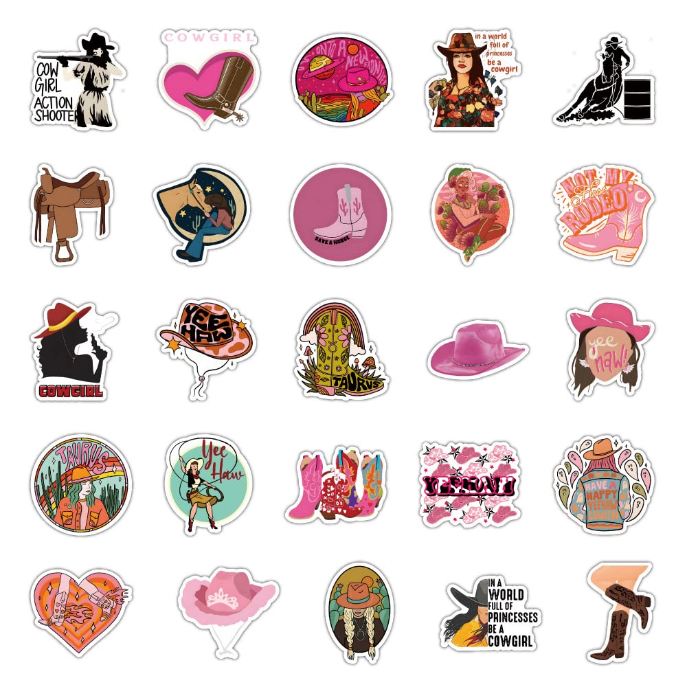 50 adesivi Dandys World, simpatici adesivi a tema cartoni animati, impermeabili, divertenti musicali, per laptop e bottiglia d'acqua, telefono ragazza, bici, skateboard