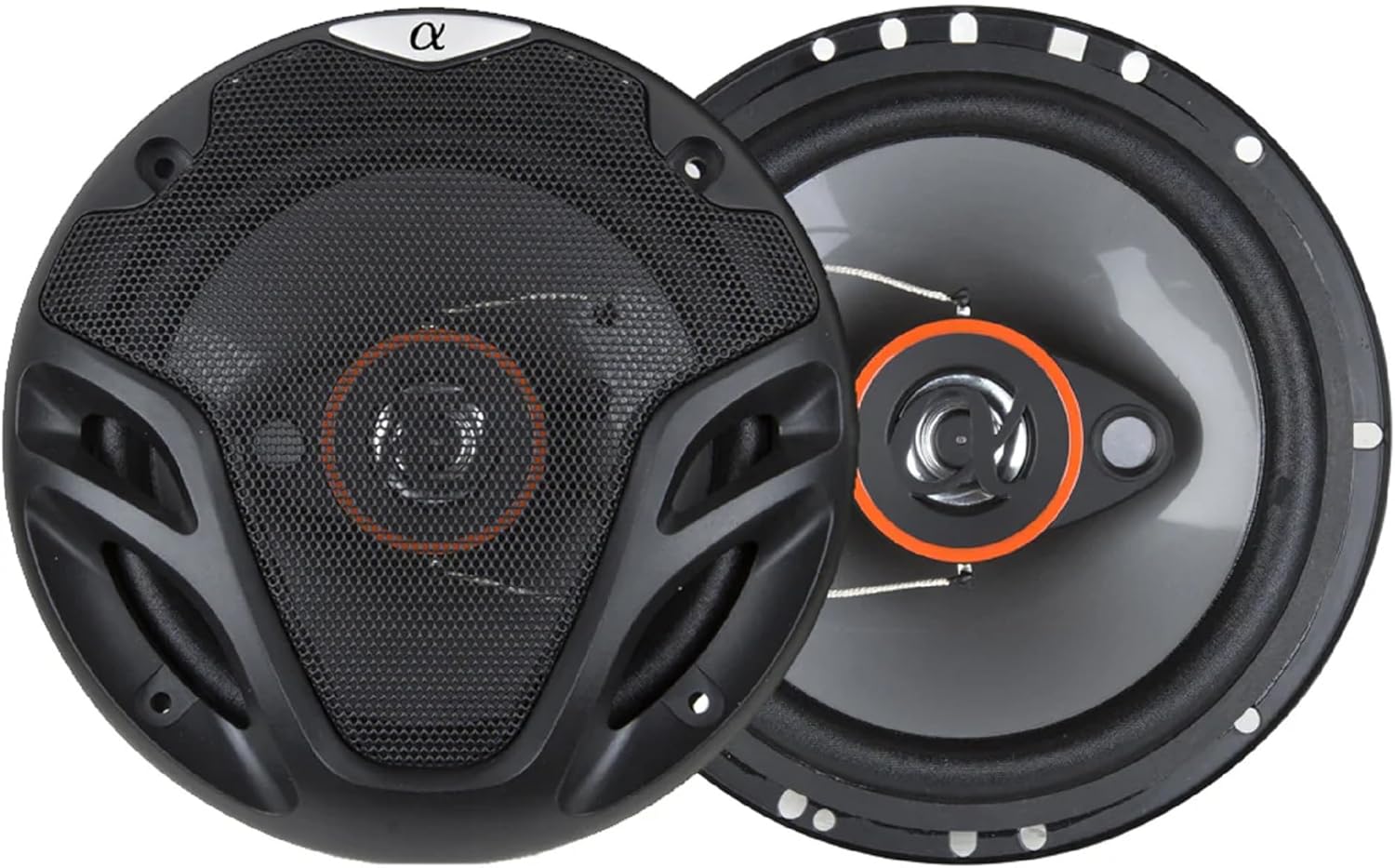 Alphasonik AS29 Loudspeakers 1 Pair of 6X9 500W Max 3-Way Speakers 4 Ohms Premium Quality Audio Door Speakers for Car or Truck Stereo Sound System