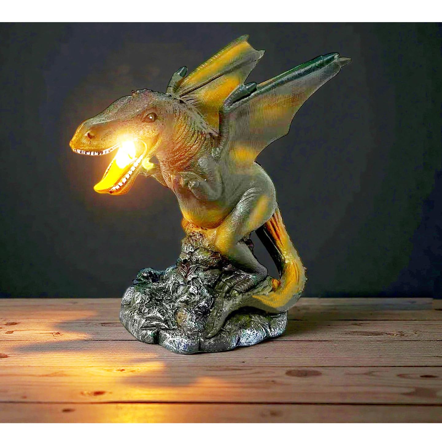 Reading Light Dinosaur Lamp with Base LED Pterosaur Light USB Animal Light New of Night Light Suitable for